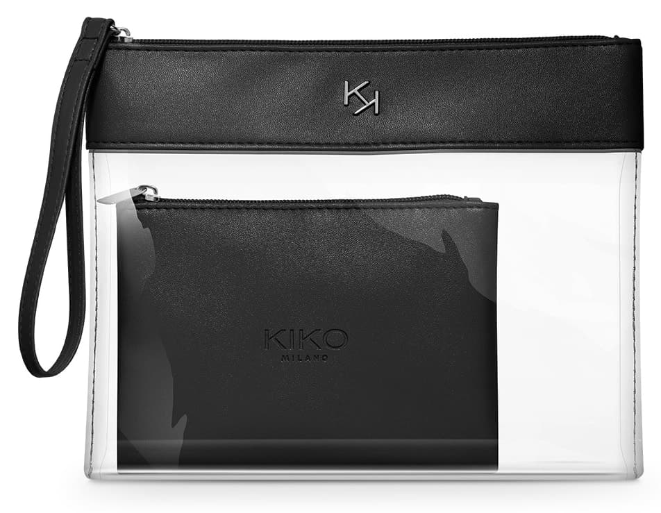 کیف لوازم آرایش KIKO شفاف مدل 001 کیف لوازم آرایش KIKO شفاف مدل 001