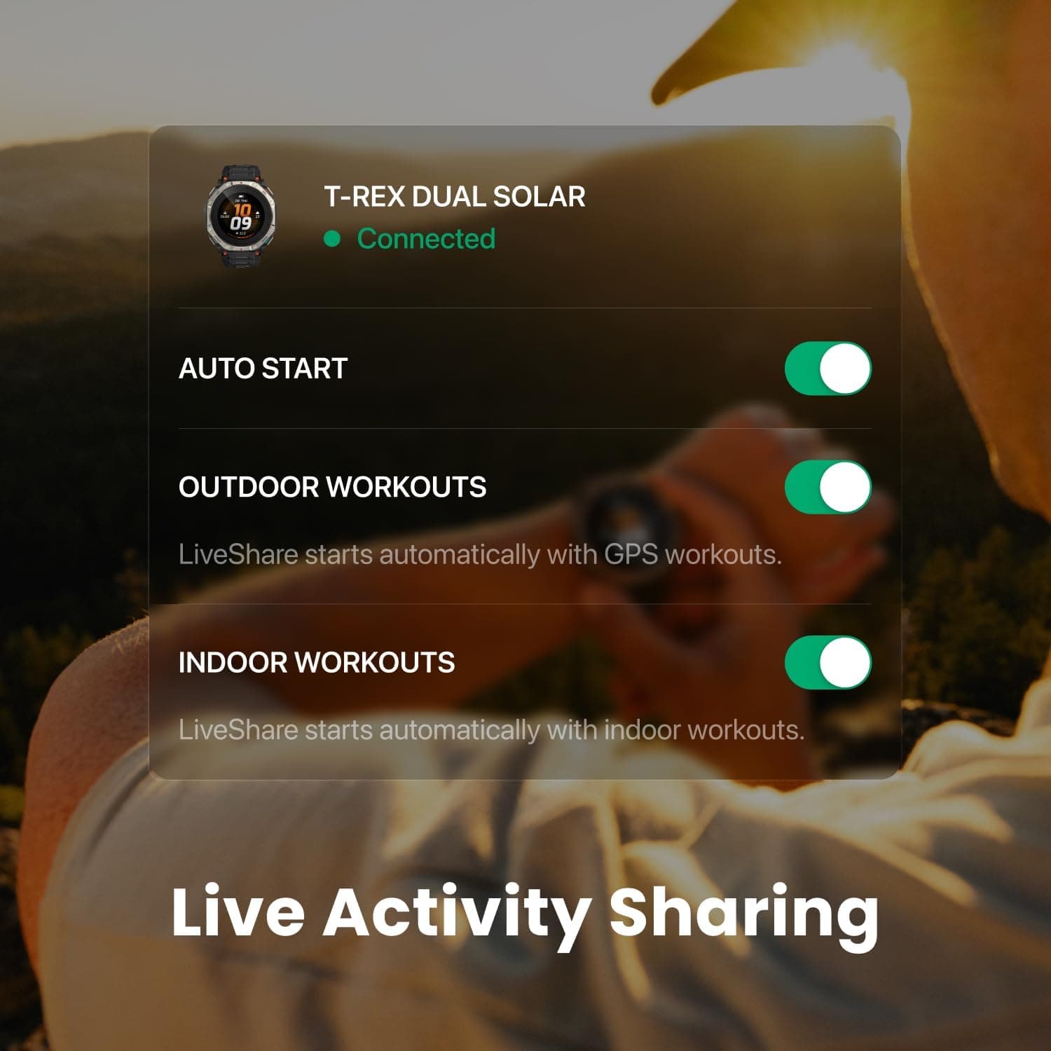ساعت هوشمند Amazfit T-Rex با شارژ خورشیدی دوگانه، 51mm، AMOLED، نقشه آفلاین و قاب Ti ساعت هوشمند Amazfit T-Rex با شارژ خورشیدی دوگانه، 51mm، AMOLED، نقشه آفلاین و قاب Ti