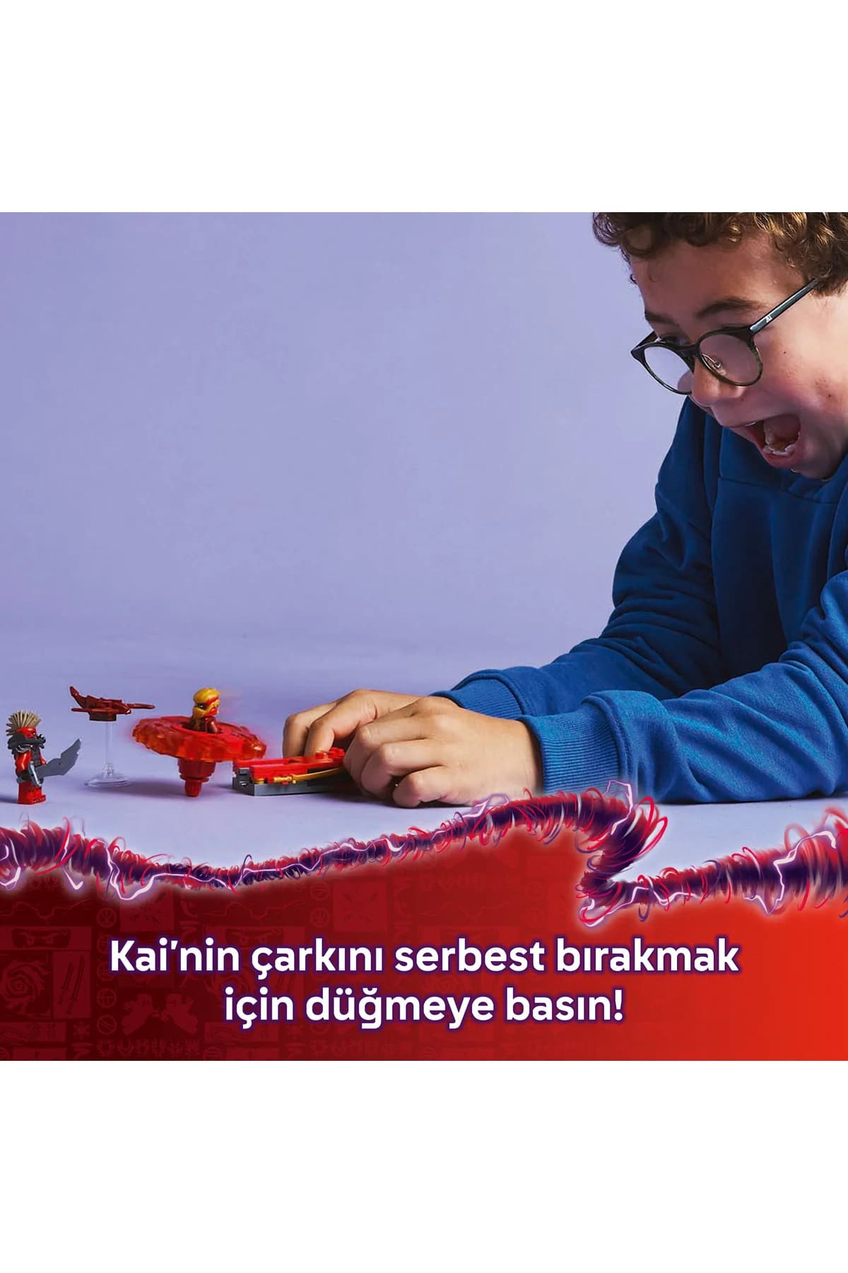 ست ساختنی 6+ لگو NINJAGO فرفره اژدهای Spinjitzu Kai مدل 71823 (54P) ست ساختنی 6+ لگو NINJAGO فرفره اژدهای Spinjitzu Kai مدل 71823 (54P)