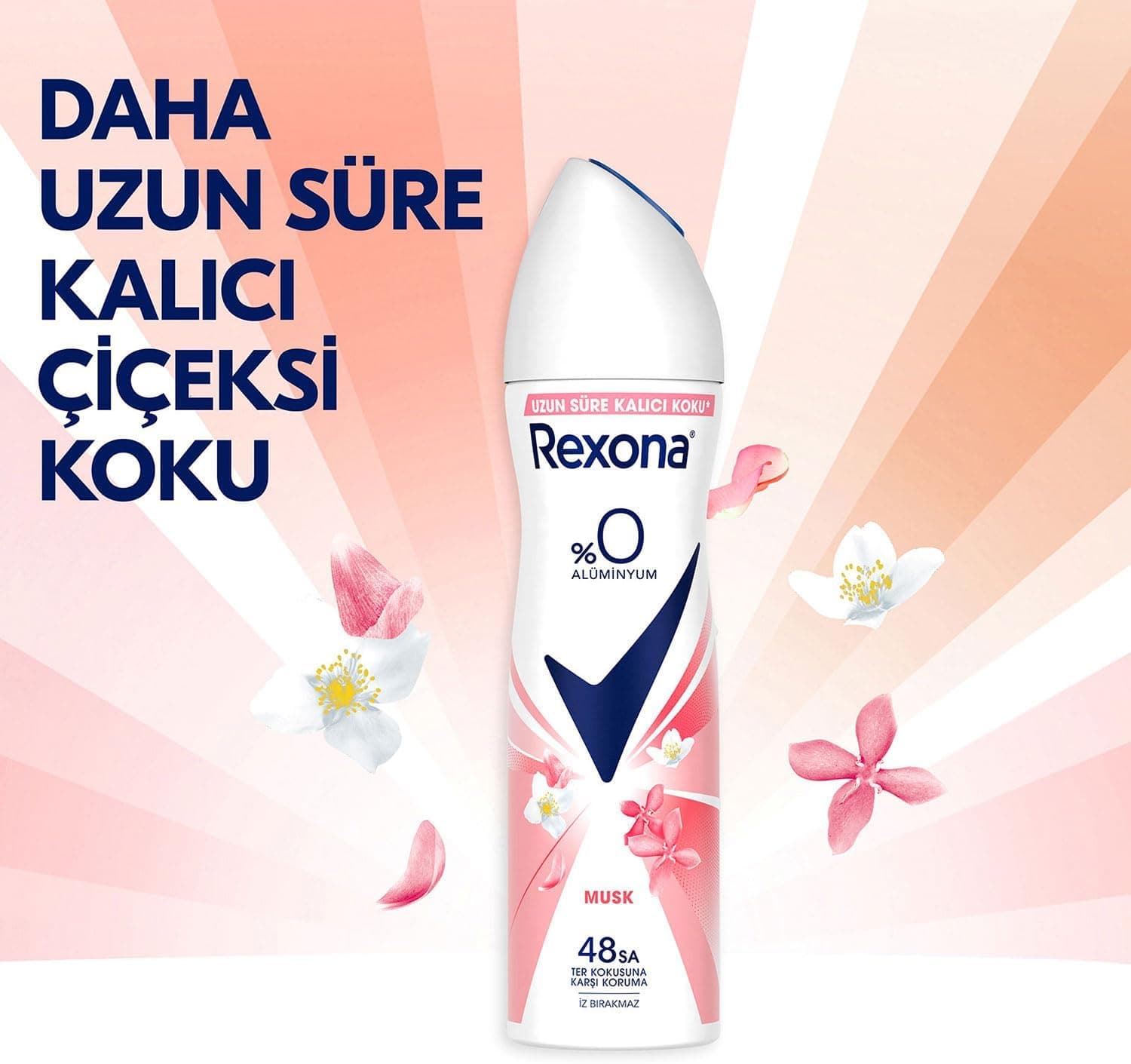 اسپری دئودورانت زنانه Rexona با رایحه Musk بدون آلومینیوم 150 ml اسپری دئودورانت زنانه Rexona با رایحه Musk بدون آلومینیوم 150 ml