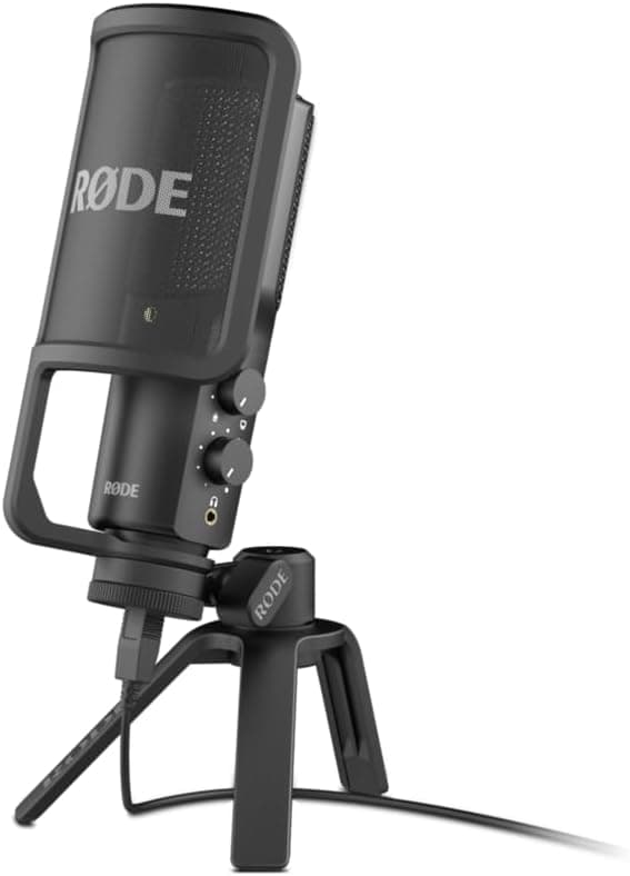 میکروفون RØDE کاندنسر USB با کیفیت استودیویی مدل NT-USB Mini میکروفون RØDE کاندنسر USB با کیفیت استودیویی مدل NT-USB Mini
