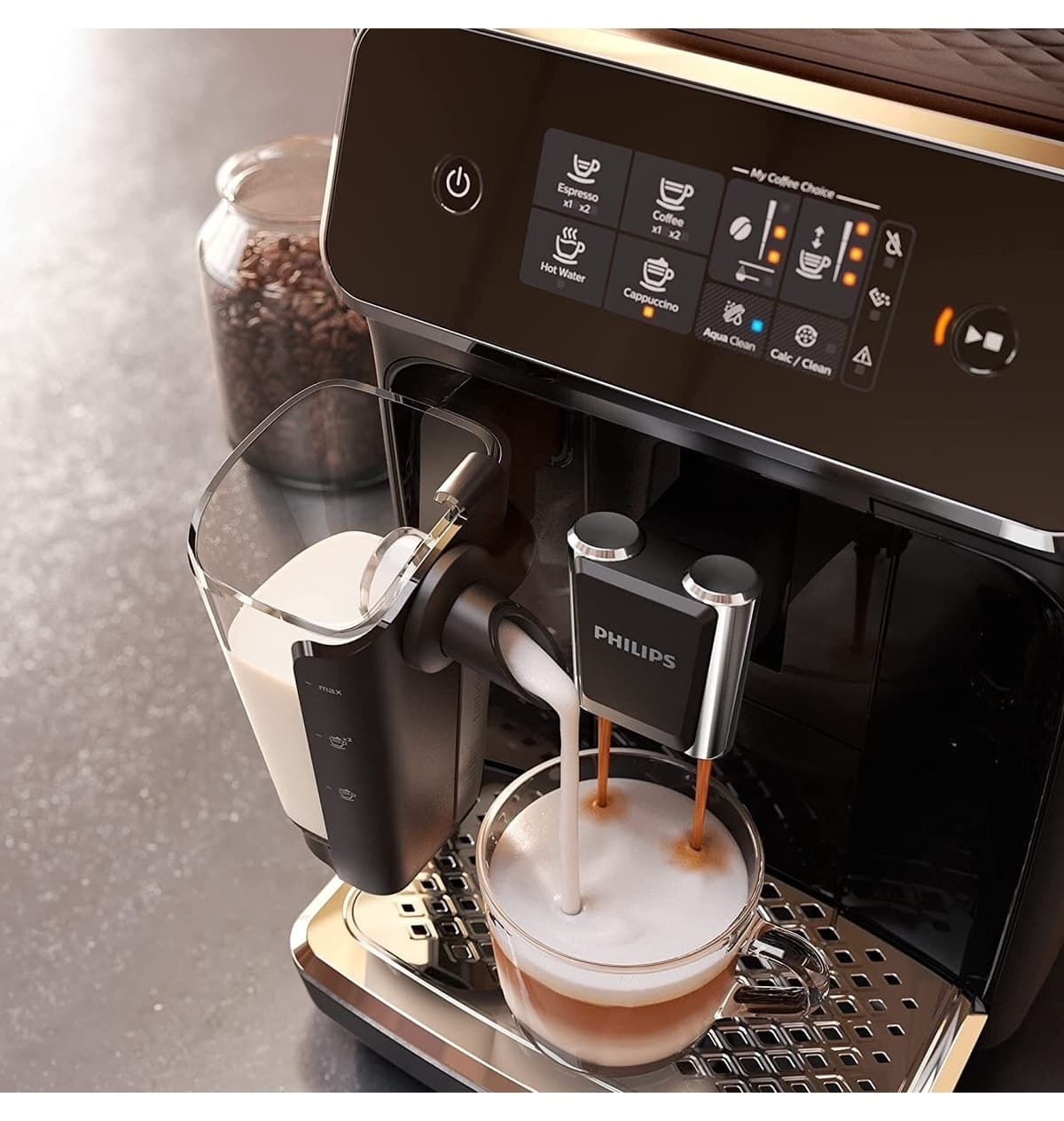 دستگاه اسپرسوساز تماماتوماتیک Philips Lattego مدل EP2231/40 دستگاه اسپرسوساز تماماتوماتیک Philips Lattego مدل EP2231/40