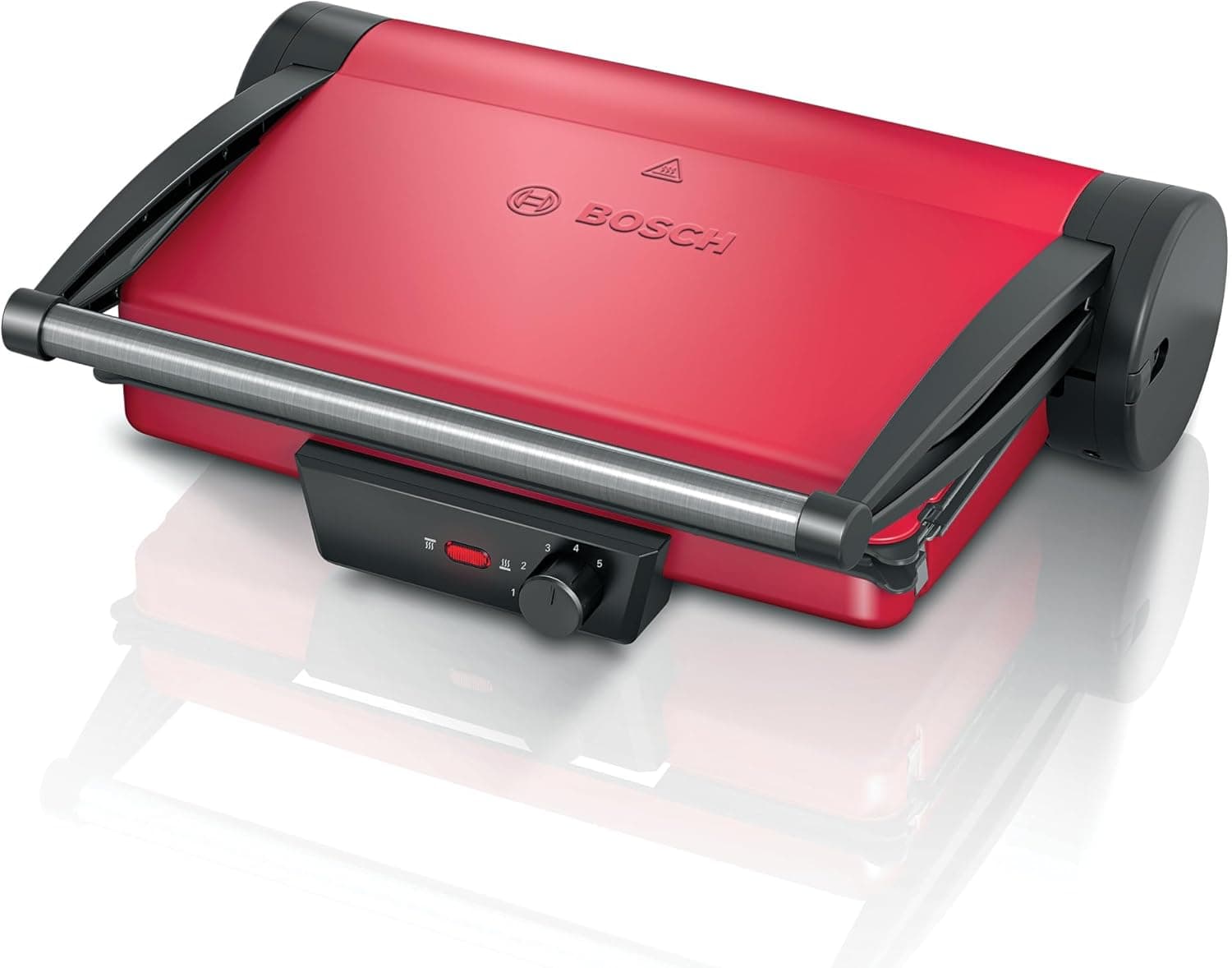 گریل تماسی Bosch با صفحات پوشش سرامیکی و سینی جمعکننده چربی مدل TCG3302GB گریل تماسی Bosch با صفحات پوشش سرامیکی و سینی جمعکننده چربی مدل TCG3302GB