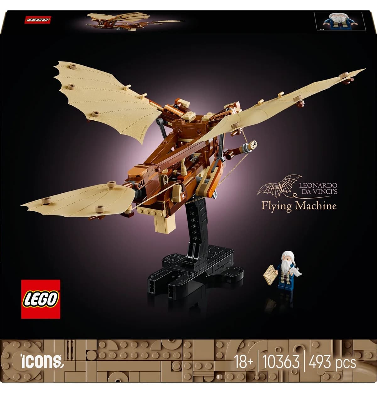 لگو Icons Leonardo da Vinci'nin Uçan Makinesi مدل 10363 لگو Icons Leonardo da Vinci'nin Uçan Makinesi مدل 10363