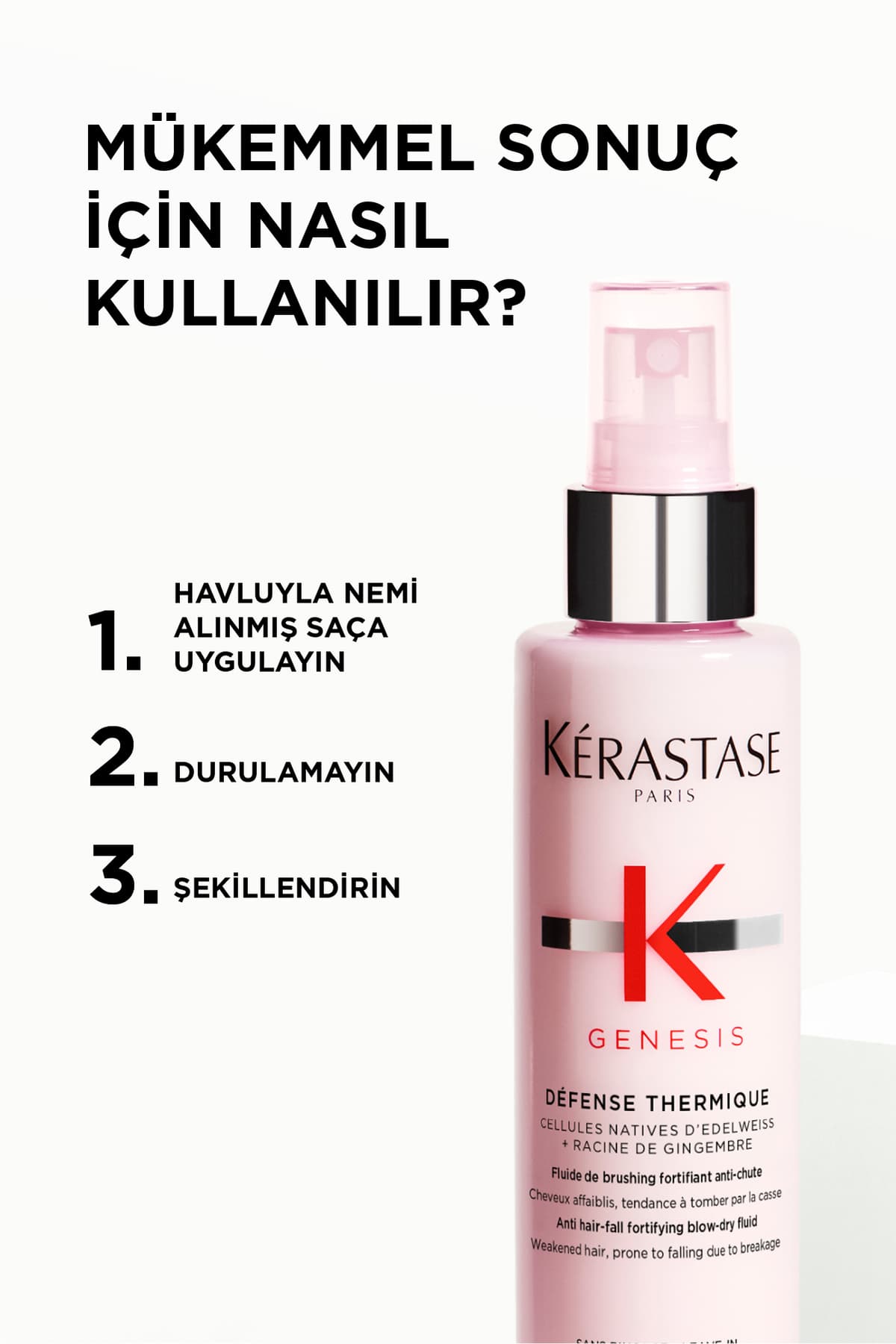 اسپری موی ضدریزش و تقویتکننده با محافظت حرارتی Kerastase Genesis Défense Thermique 150 ml اسپری موی ضدریزش و تقویتکننده با محافظت حرارتی Kerastase Genesis Défense Thermique 150 ml