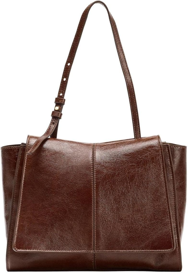 کیف توت زنانه Zara چرمی مینی دو جیبه قهوهای مدل Z1 کیف توت زنانه Zara چرمی مینی دو جیبه قهوهای مدل Z1