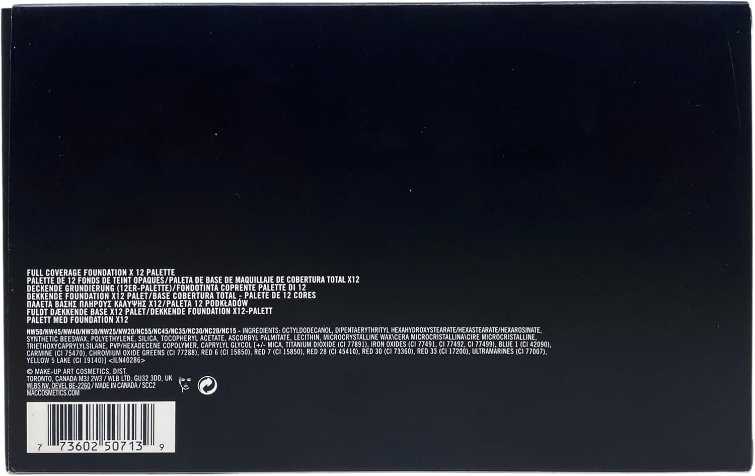 پالت کرمپودر پوشش کامل MAC مدل X 12 Pro Palette 30G پالت کرمپودر پوشش کامل MAC مدل X 12 Pro Palette 30G