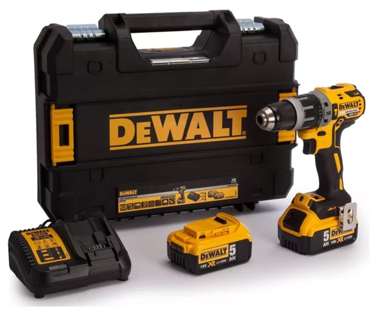 دریل چکشی شارژی بدون زغال Dewalt مدل DCD796P2 18V 5.0Ah Li-Ion دریل چکشی شارژی بدون زغال Dewalt مدل DCD796P2 18V 5.0Ah Li-Ion