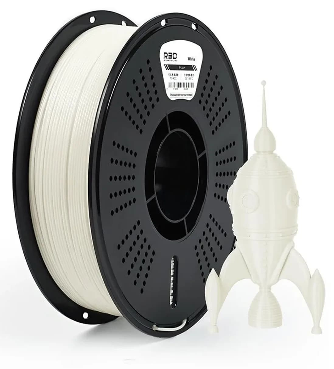فیلامنت R3D Filament PLA+ سفید فیلامنت R3D Filament PLA+ سفید