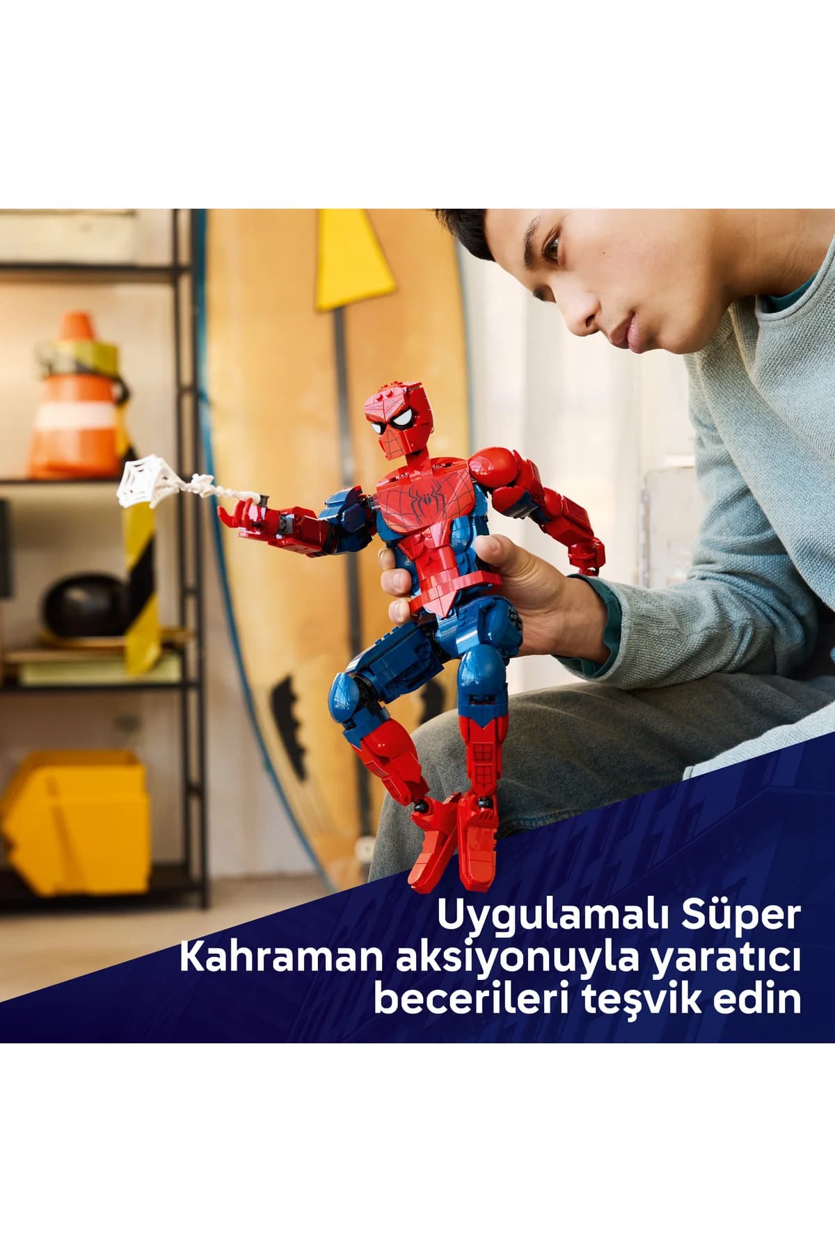 مجموعه ساختنی فیگور قهرمان Spider-Man از Marvel برای بالای ۱۲ سال لگو 813 قطعه مدل 76346 مجموعه ساختنی فیگور قهرمان Spider-Man از Marvel برای بالای ۱۲ سال لگو 813 قطعه مدل 76346