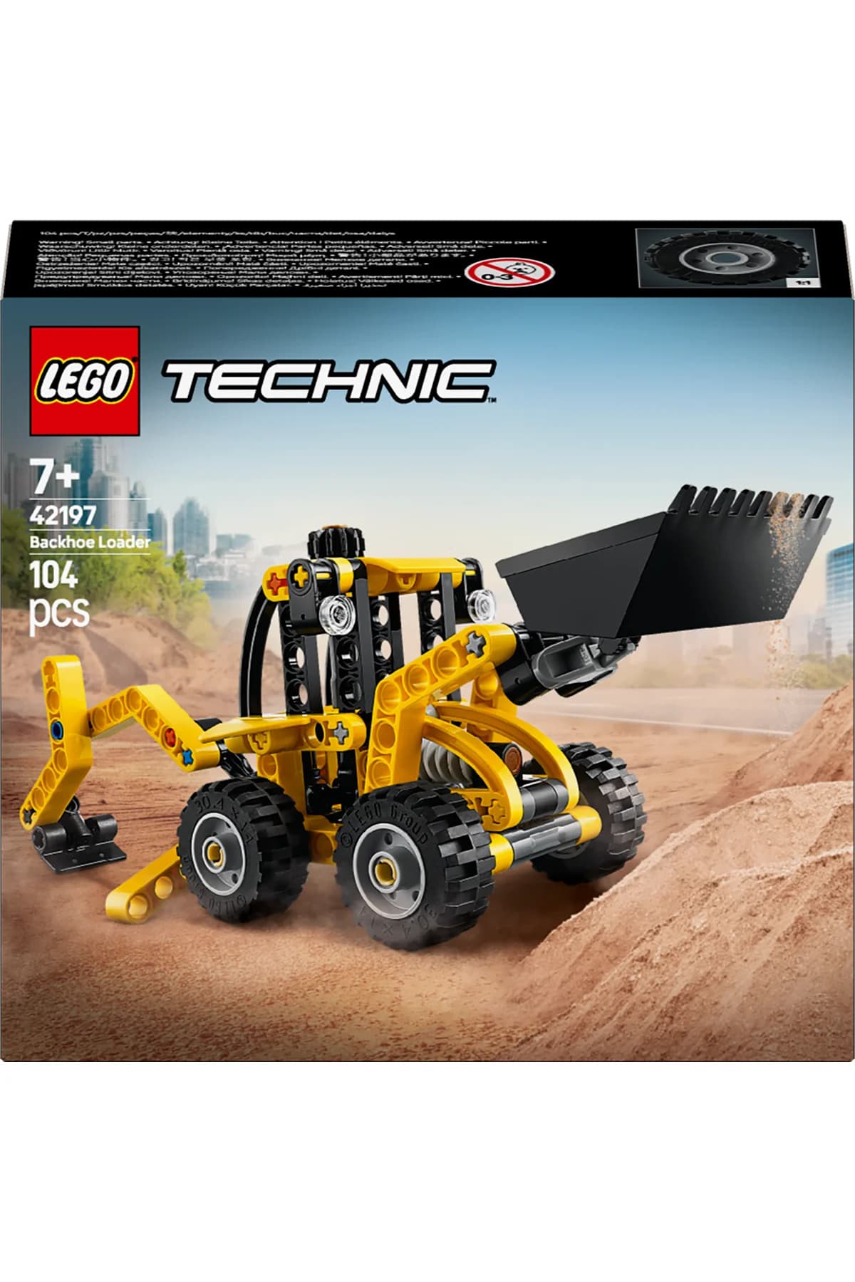 ست ساختنی اسباببازی مناسب 7+ لگو Technic لودر بیلدار مدل 42197 (104 قطعه) ست ساختنی اسباببازی مناسب 7+ لگو Technic لودر بیلدار مدل 42197 (104 قطعه)