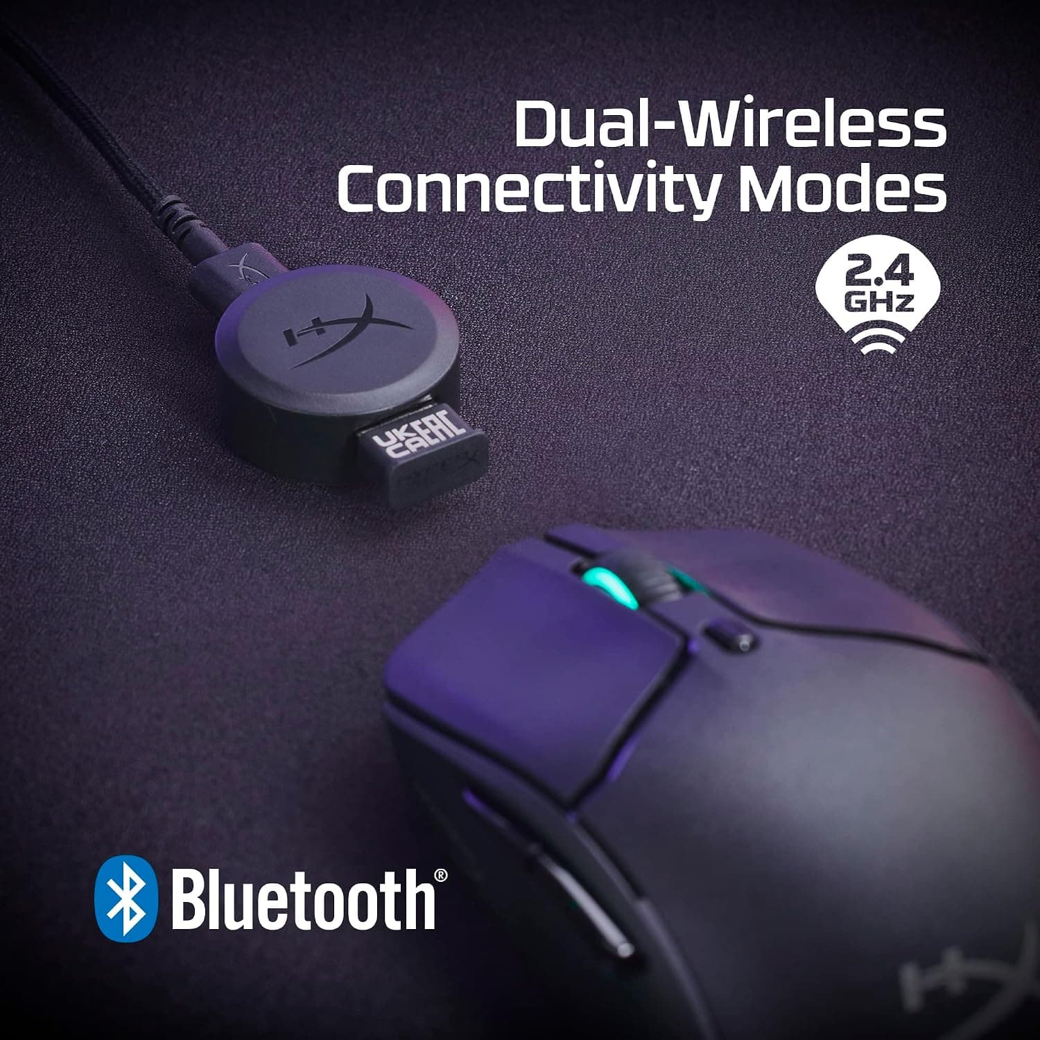 ماوس بیسیم HyperX Pulsefire Haste 2 مشکی ماوس بیسیم HyperX Pulsefire Haste 2 مشکی