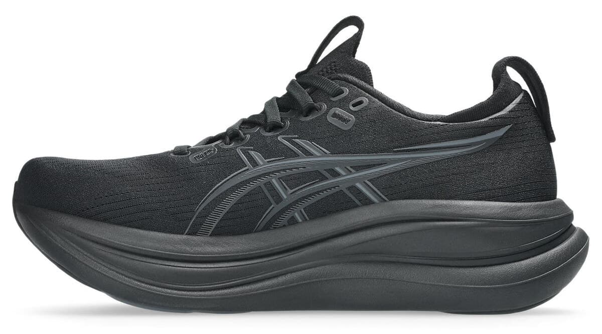 کفش دویدن زنانه Asics مشکی/خاکستری GEL-NIMBUS 28 مدل 1012B899-001 کفش دویدن زنانه Asics مشکی/خاکستری GEL-NIMBUS 28 مدل 1012B899-001