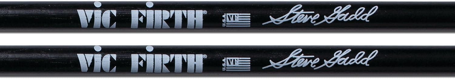 چوب درامز جفتی Vic Firth Signature Steve Gadd مشکی نایلونی هیکوری چوب درامز جفتی Vic Firth Signature Steve Gadd مشکی نایلونی هیکوری