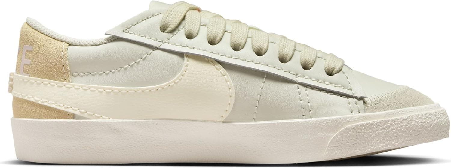 کفش کتانی روزمره Nike چرم صورتی مدل Blazer Low '77 Jumbo کفش کتانی روزمره Nike چرم صورتی مدل Blazer Low '77 Jumbo
