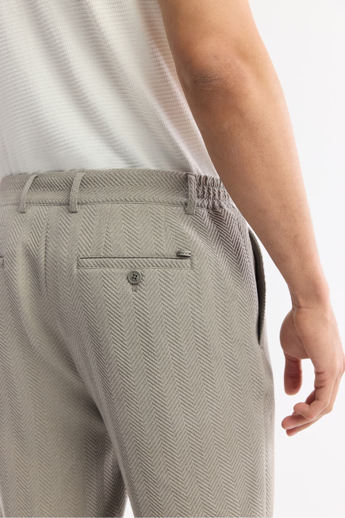 شلوار مردانه Avva خاکستری جیب کناری کمر لاستیکی Bi-Stretch Comfort Slim Fit مدل A51Y3211 شلوار مردانه Avva خاکستری جیب کناری کمر لاستیکی Bi-Stretch Comfort Slim Fit مدل A51Y3211