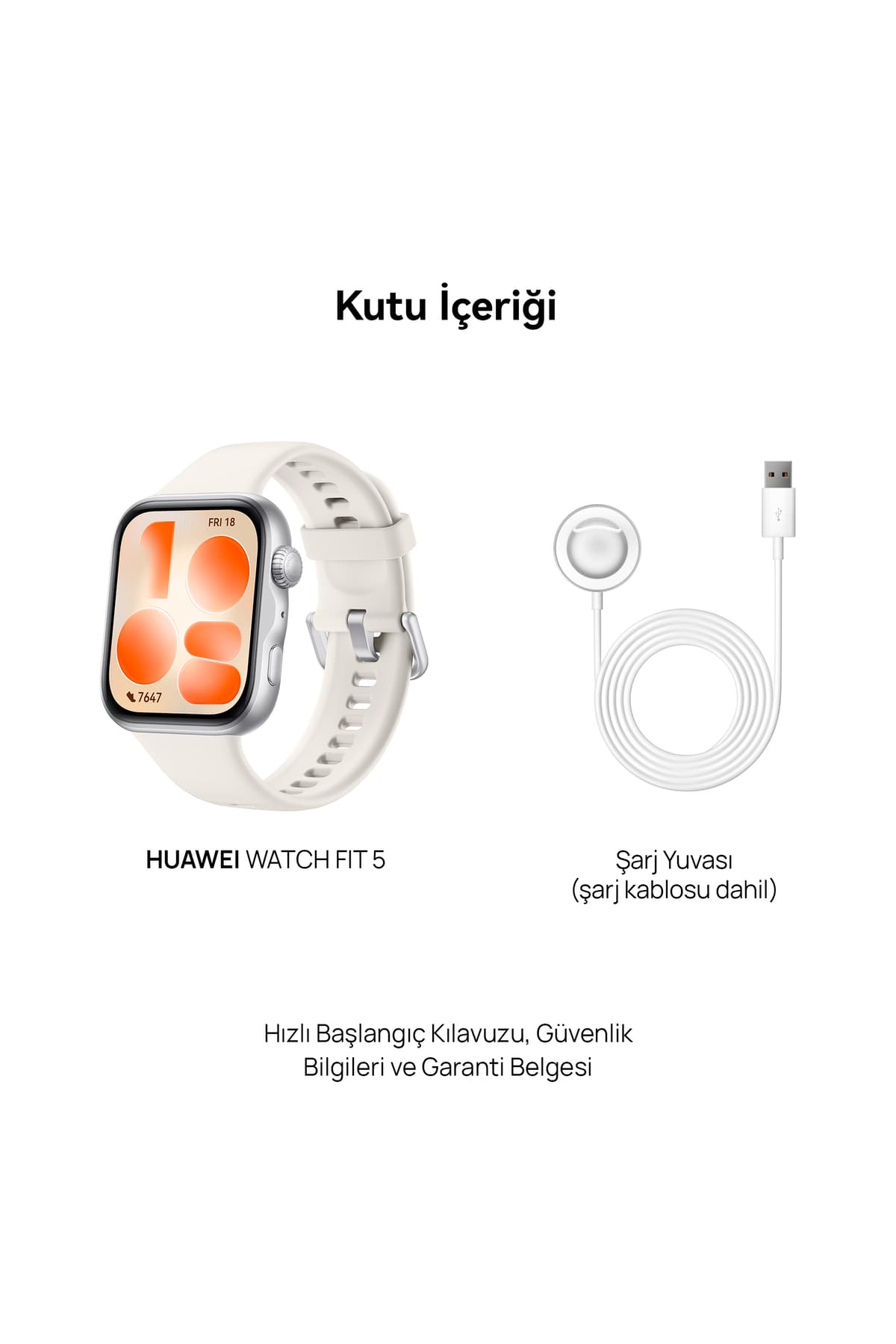 ساعت هوشمند Huawei Watch Fit 5 سفید با هدیه Freebuds SE2 سفید ساعت هوشمند Huawei Watch Fit 5 سفید با هدیه Freebuds SE2 سفید
