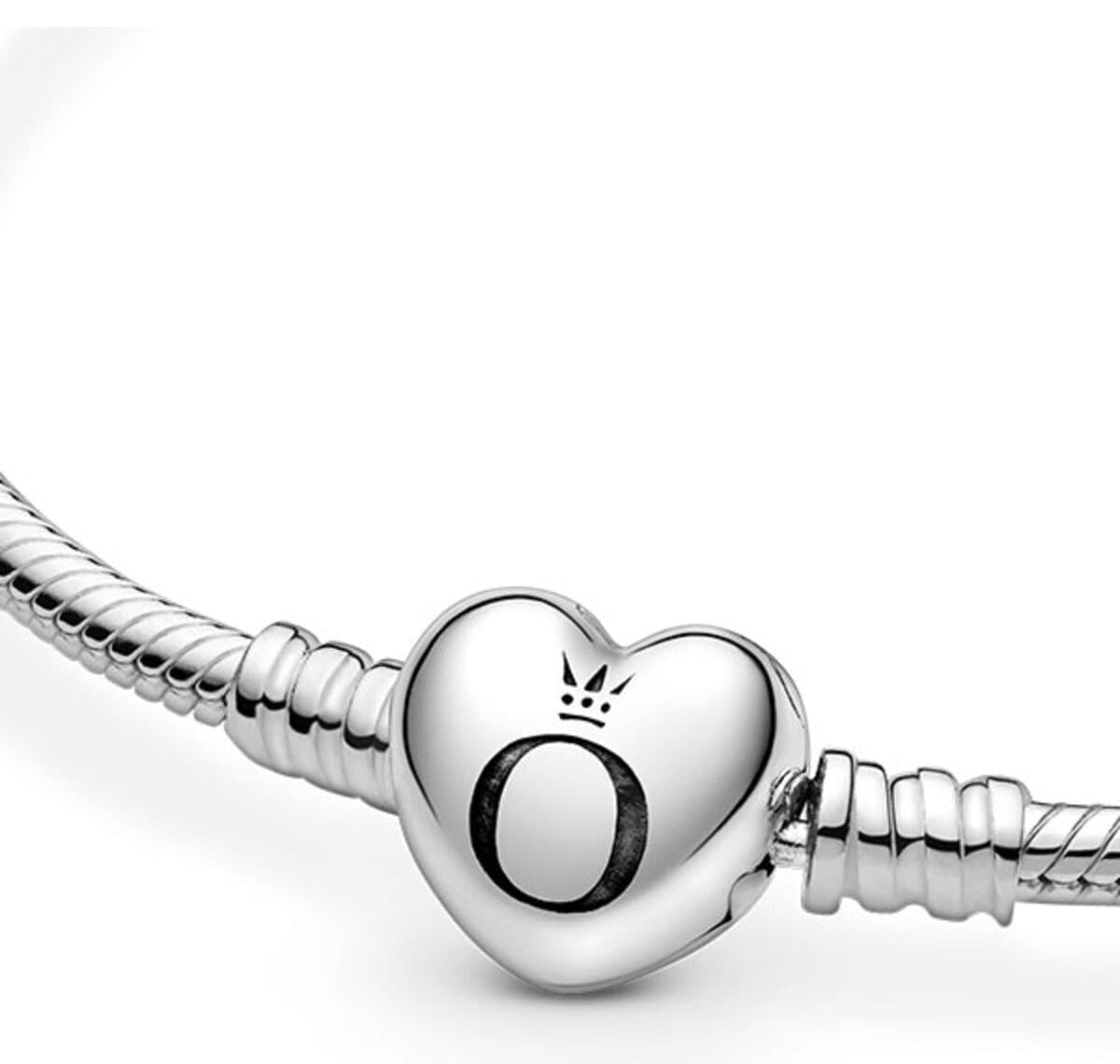 دستبند زنانه Pandora Moments نقره ۹۲۵ زنجیر مار کلیپ قلبی سازگار با charm دستبند زنانه Pandora Moments نقره ۹۲۵ زنجیر مار کلیپ قلبی سازگار با charm