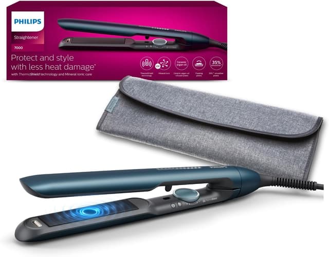 اتو مو Philips 7000 Series با فناوری ThermoShield آبی مدل BHS732/00 اتو مو Philips 7000 Series با فناوری ThermoShield آبی مدل BHS732/00