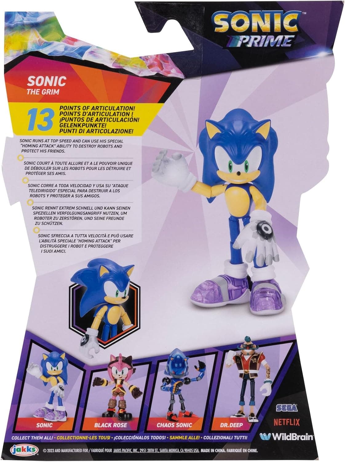 اکشن فیگور JAKKS Pacific مدل SONIC THE HEDGEHOG Prime - Grim، 5-inch با 13 مفصل حرکتی اکشن فیگور JAKKS Pacific مدل SONIC THE HEDGEHOG Prime - Grim، 5-inch با 13 مفصل حرکتی