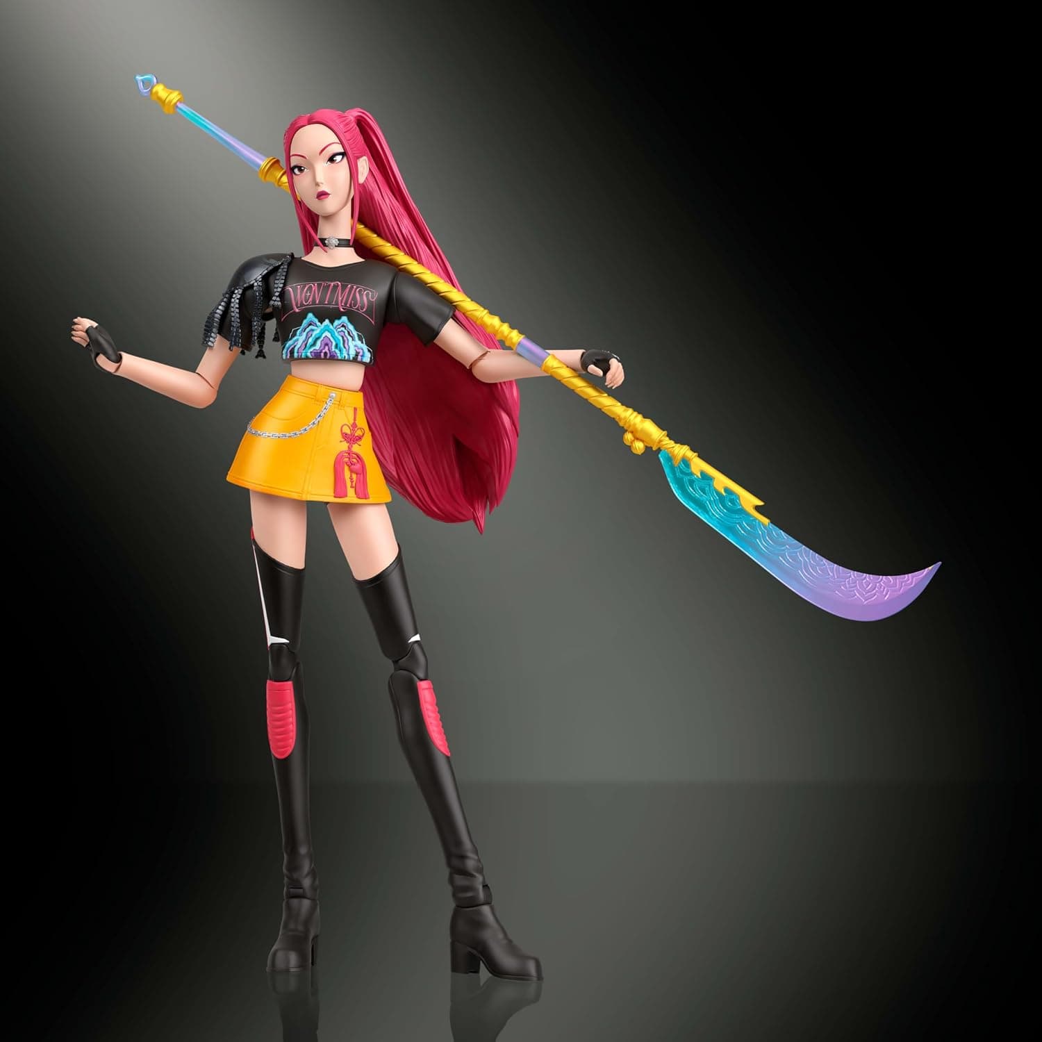 فیگور اکشن Mattel سری K POP Demon Hunters مدل Mira فیگور اکشن Mattel سری K POP Demon Hunters مدل Mira