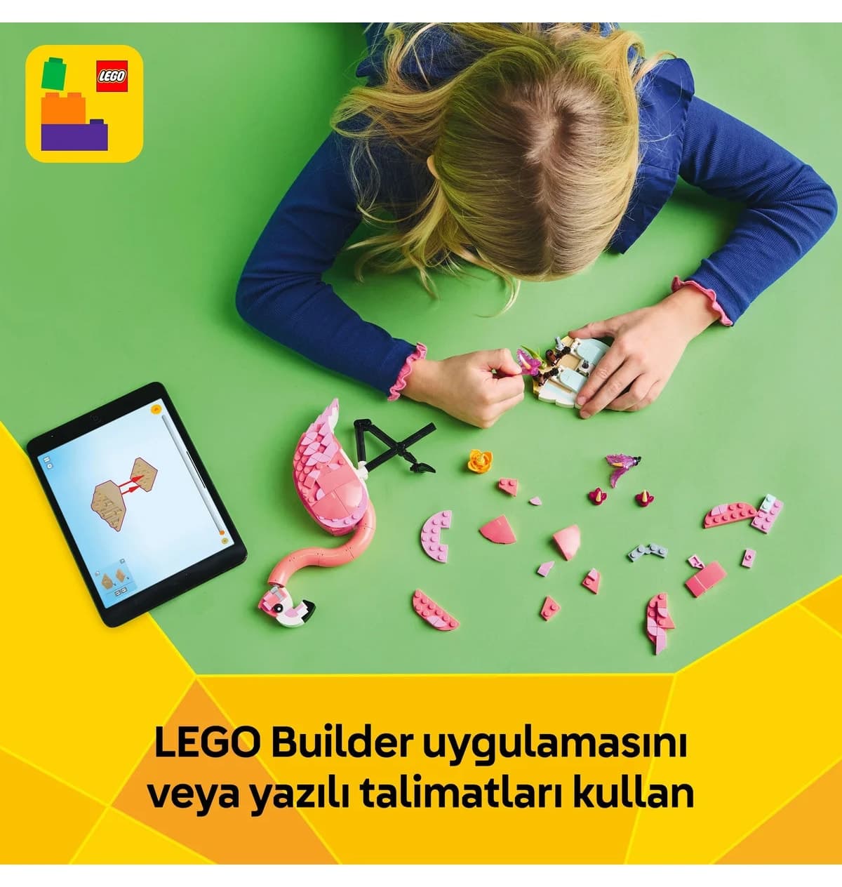 لگو Creator 3 در 1 حیوانات وحشی فلامینگوی صورتی مدل 31170 لگو Creator 3 در 1 حیوانات وحشی فلامینگوی صورتی مدل 31170