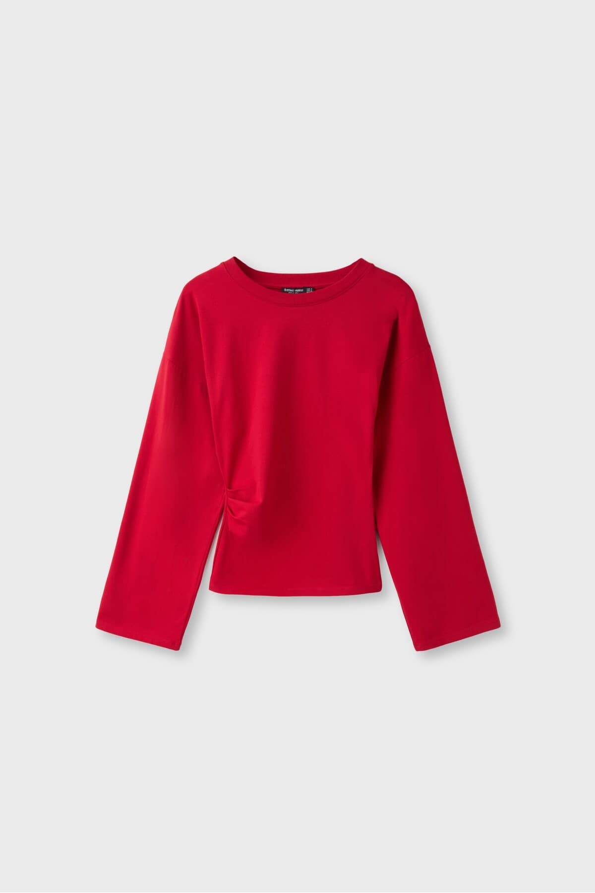 تیشرت زنانه Stradivarius آستین بلند کمرچسبان مدل B11 تیشرت زنانه Stradivarius آستین بلند کمرچسبان مدل B11