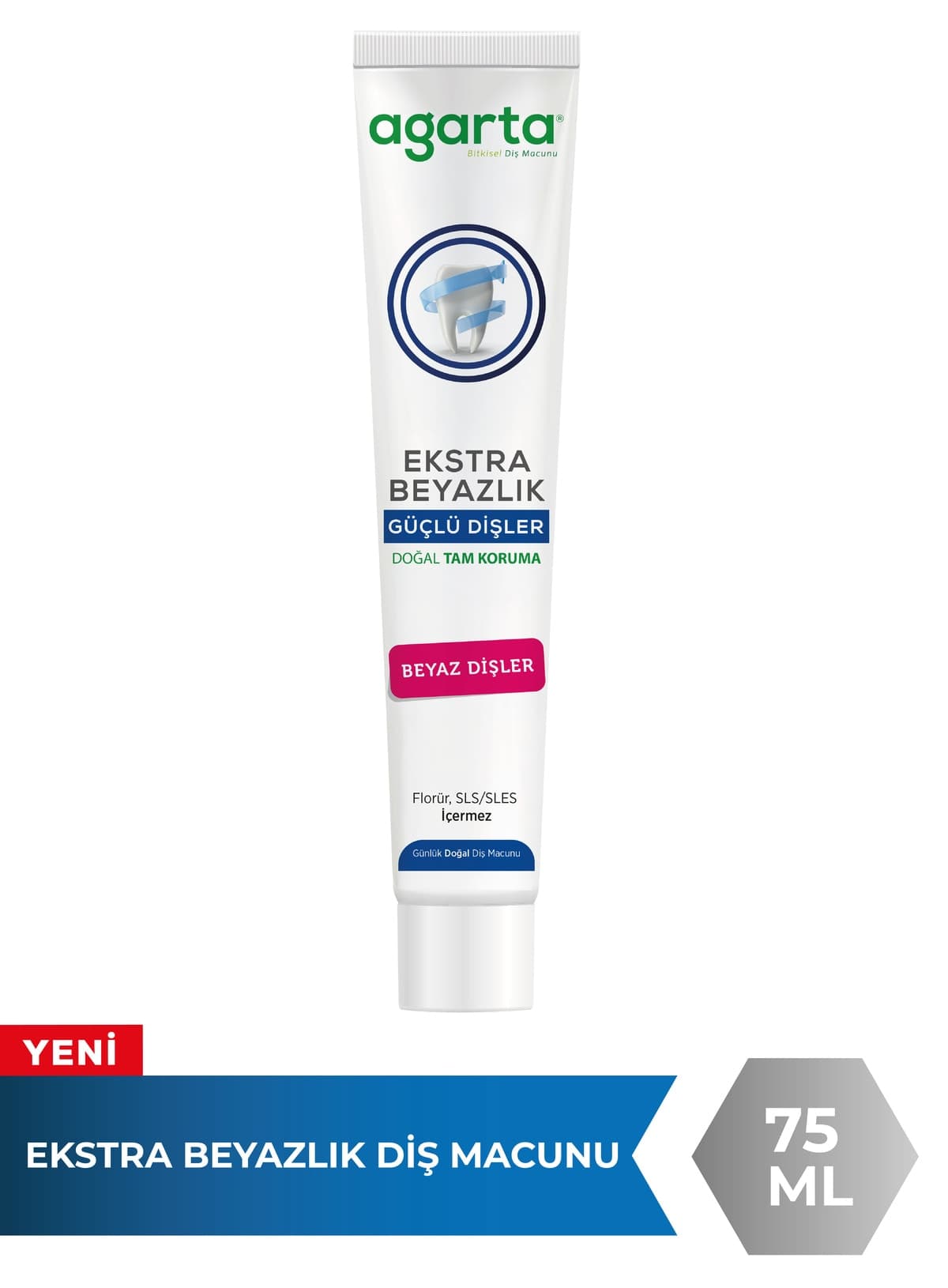خمیر دندان Agarta طبیعی با سفیدکنندگی فوقالعاده و تقویتکننده دندان 75ml خمیر دندان Agarta طبیعی با سفیدکنندگی فوقالعاده و تقویتکننده دندان 75ml