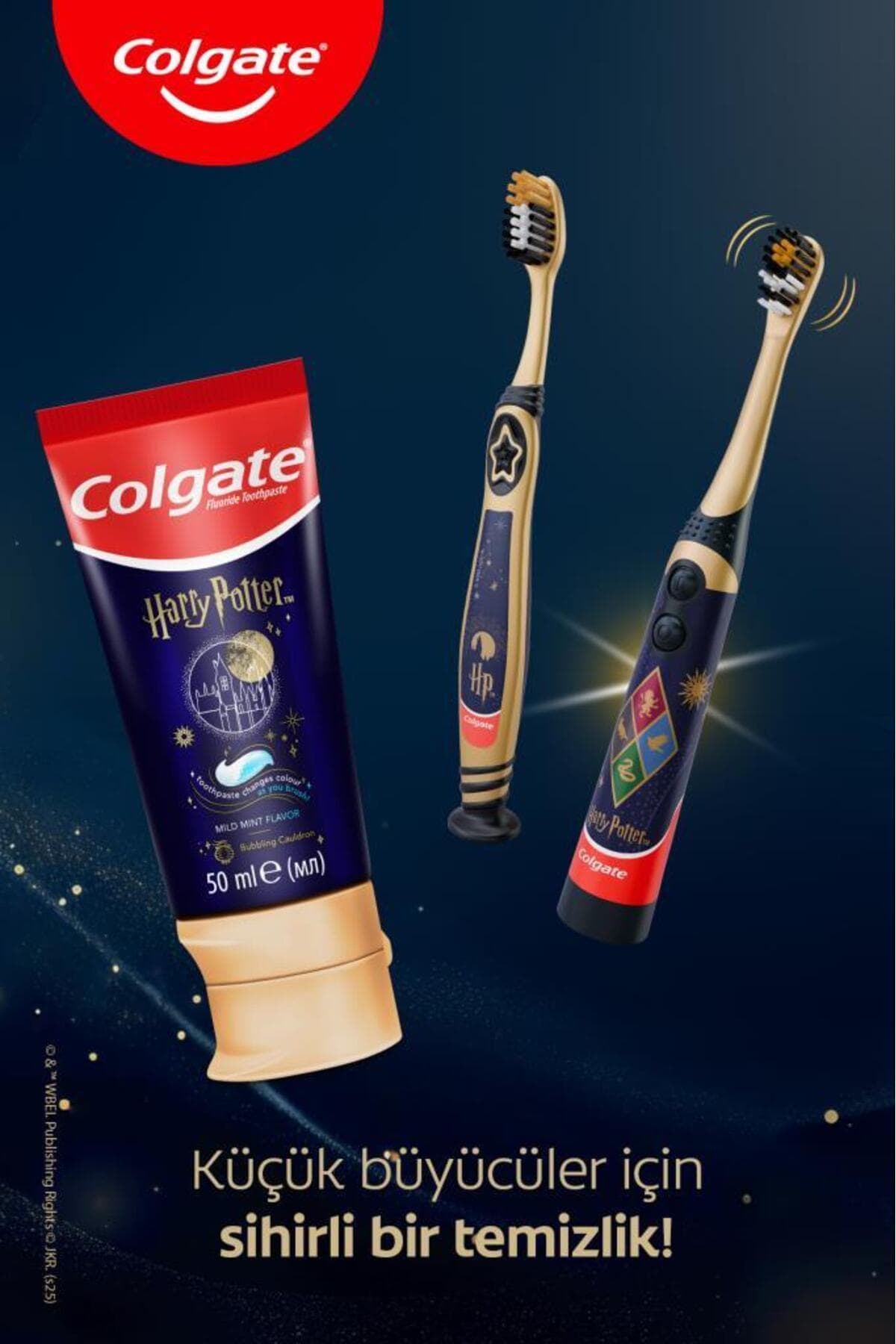 مسواک دندان کودکانه Colgate نرم طرح Harry Potter x2 مسواک دندان کودکانه Colgate نرم طرح Harry Potter x2