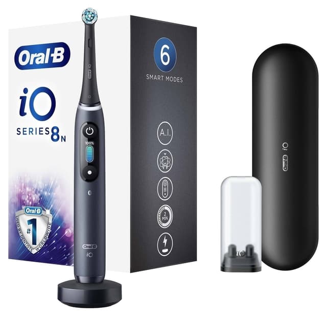 مسواک شارژی Oral-B مشکی مدل iO 8 مسواک شارژی Oral-B مشکی مدل iO 8