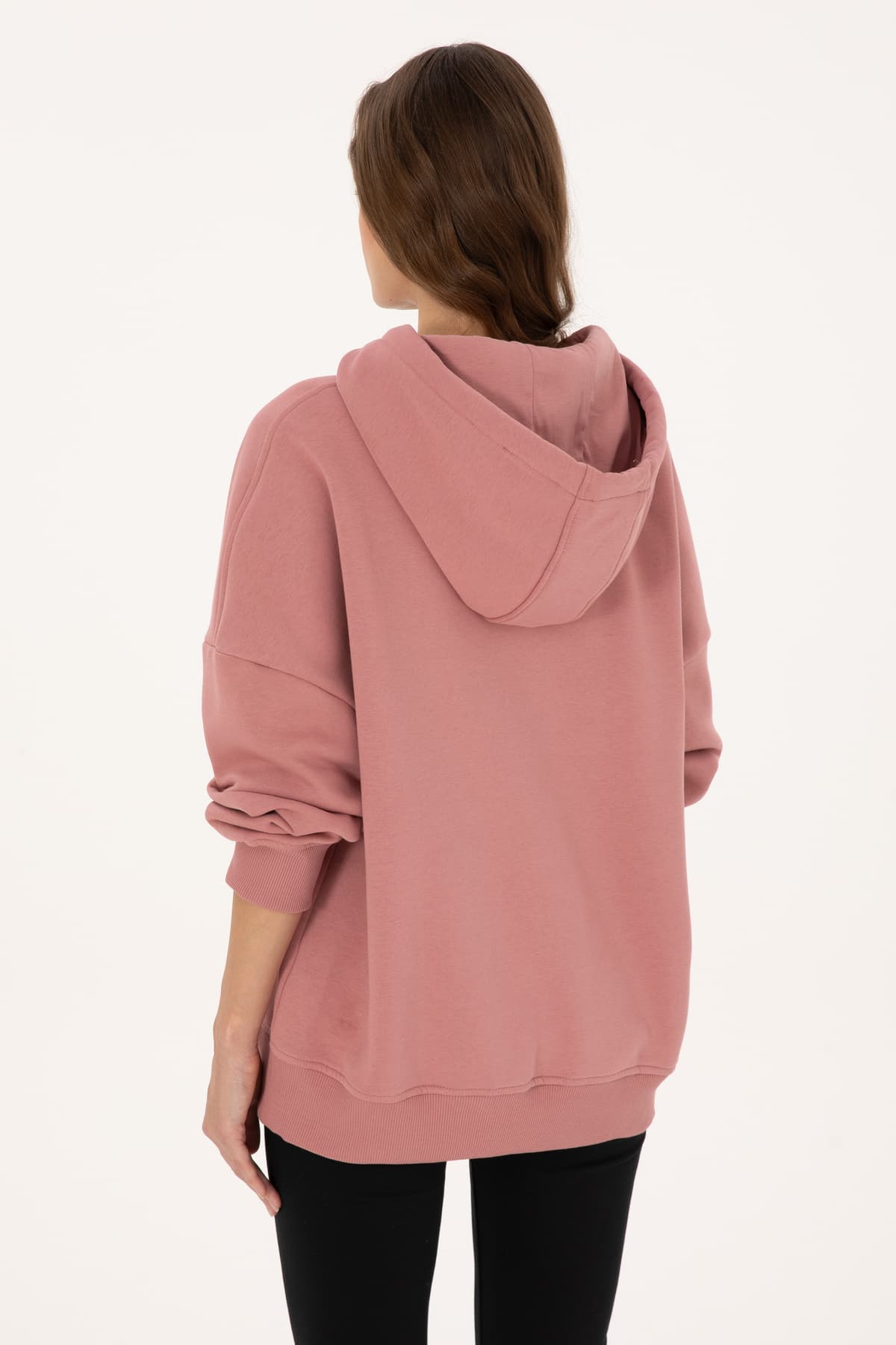 سوئیشرت زنانه U.S. Polo Assn. کاپوشندار کرکیدار گلبهی مدل 50313567-VR221 سوئیشرت زنانه U.S. Polo Assn. کاپوشندار کرکیدار گلبهی مدل 50313567-VR221