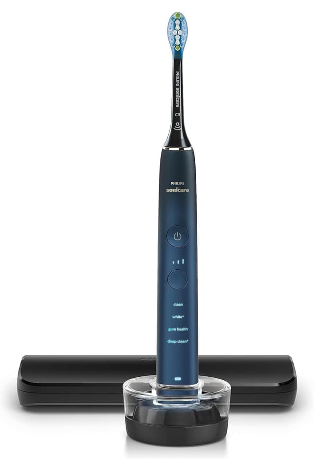 مسواک برقی شارژی Philips Sonicare DiamondClean 9000 با ۴ حالت پاکسازی، حسگر فشار، کیف سفر و پشتیبانی از اپلیکیشن، سرمهای طیفی مدل HX9911/88 مسواک برقی شارژی Philips Sonicare DiamondClean 9000 با ۴ حالت پاکسازی، حسگر فشار، کیف سفر و پشتیبانی از اپلیکیشن، سرمهای طیفی مدل HX9911/88