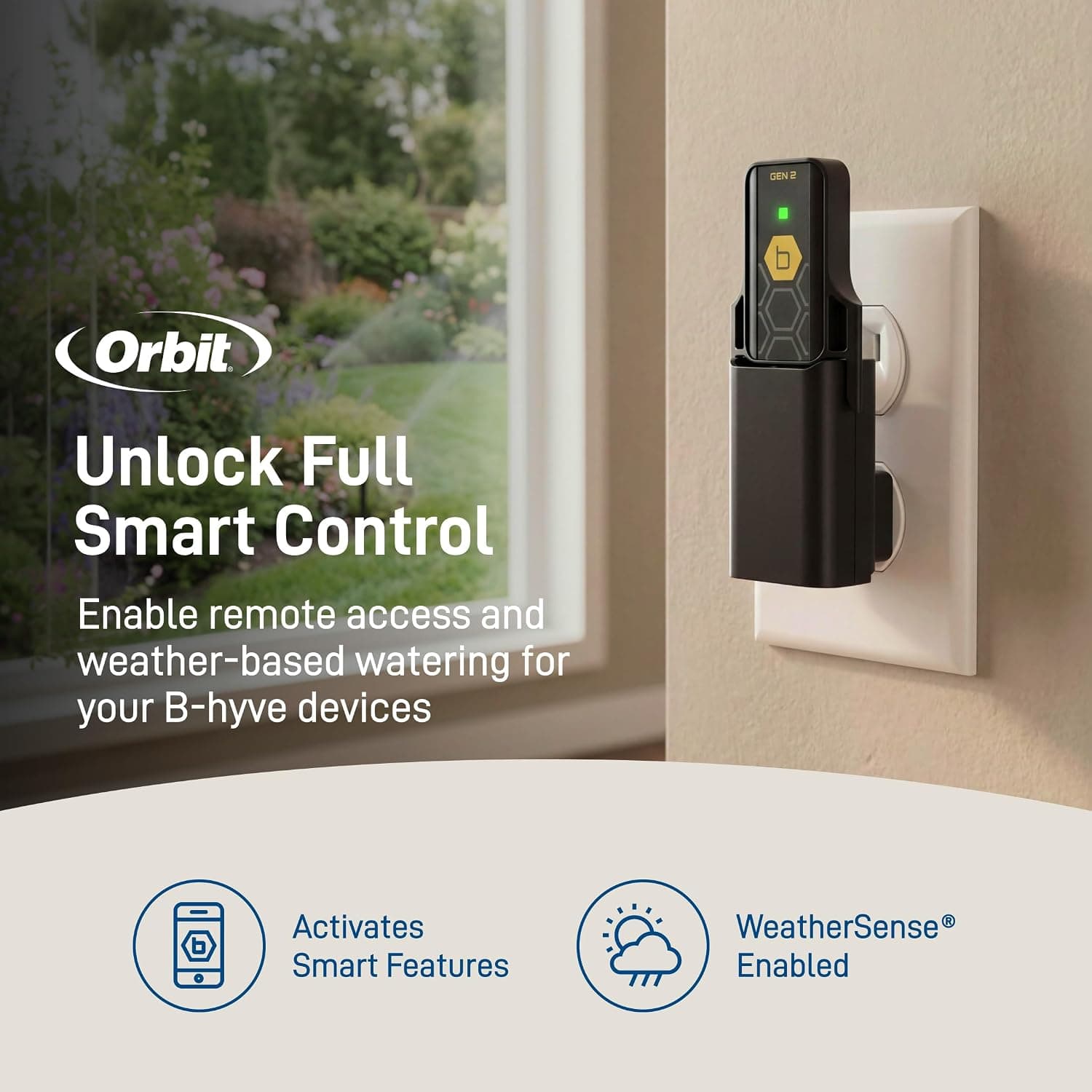 هاب وایفای Orbit B-hyve Gen 2 خاکستری مدل 21027 هاب وایفای Orbit B-hyve Gen 2 خاکستری مدل 21027