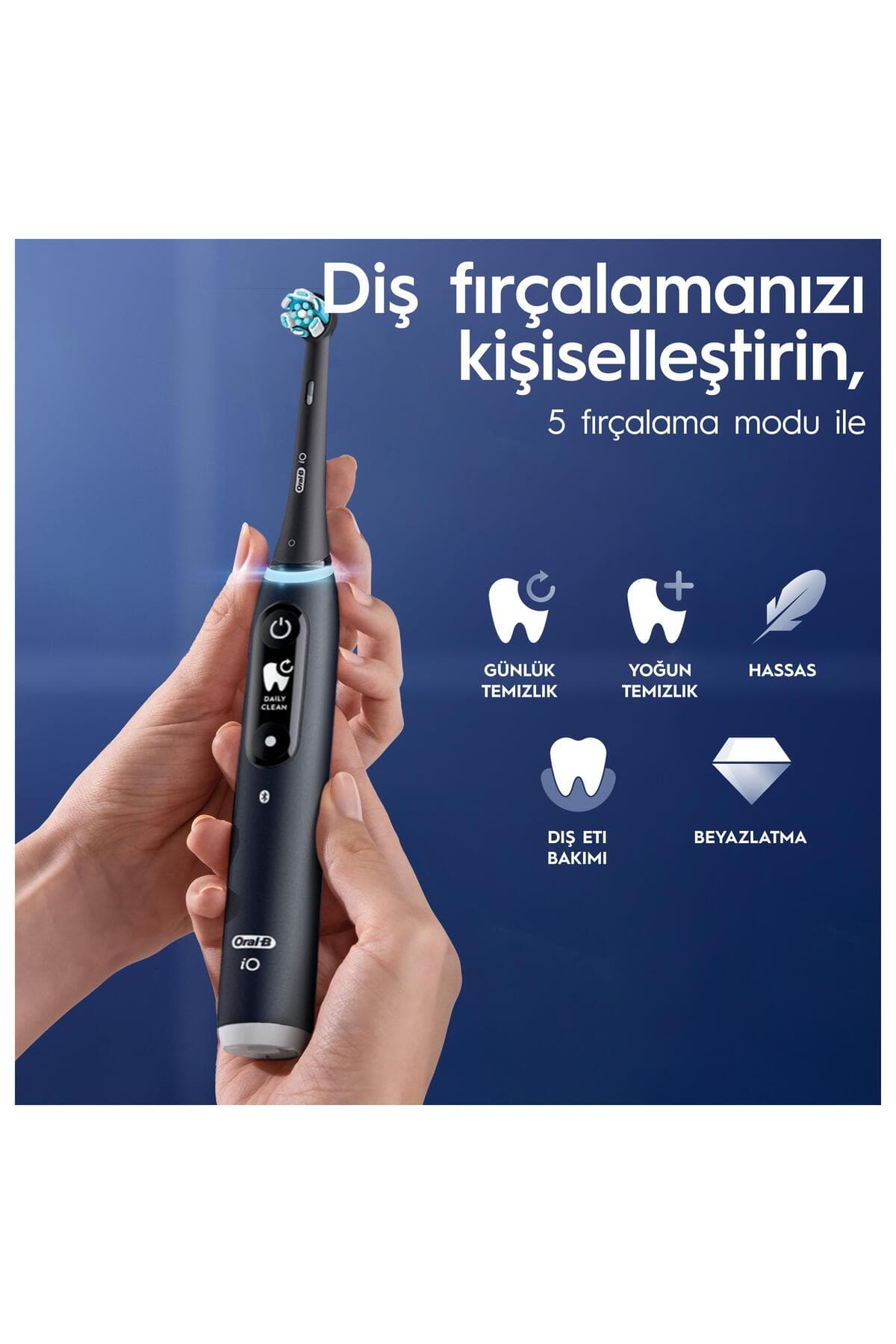 مسواک برقی شارژی Oral-B مشکی مدل İo 6 Smile مسواک برقی شارژی Oral-B مشکی مدل İo 6 Smile
