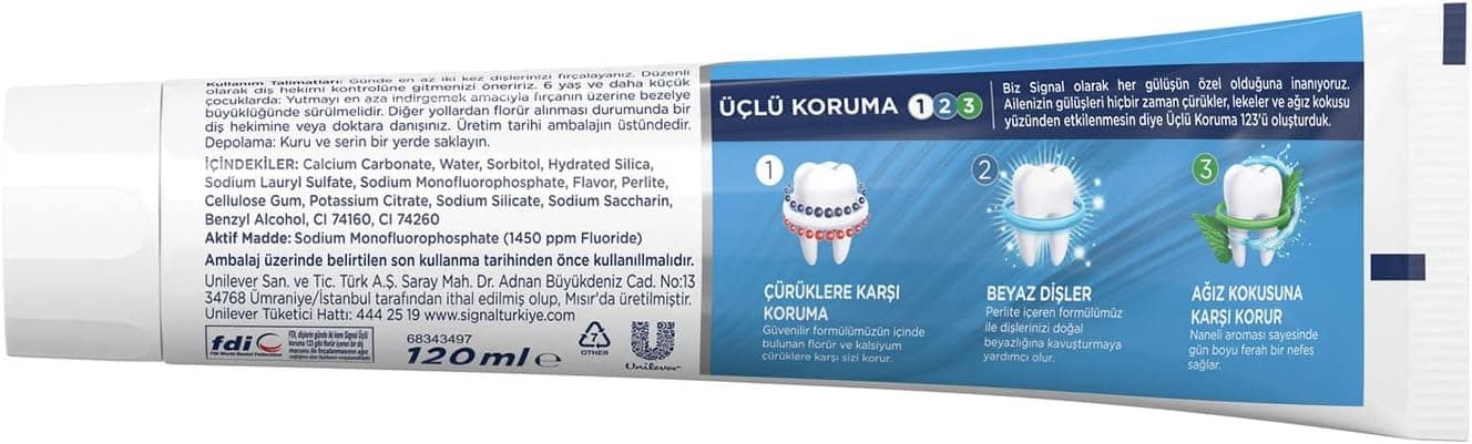 خمیردندان Signal با محافظت سهگانه 120 ml خمیردندان Signal با محافظت سهگانه 120 ml