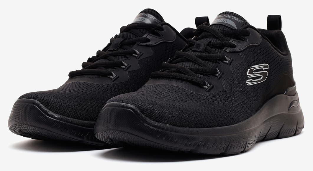 کفش ورزشی مردانه Skechers مشکی مدل ARCH FIT SUMMITS 233178TK BBK کفش ورزشی مردانه Skechers مشکی مدل ARCH FIT SUMMITS 233178TK BBK