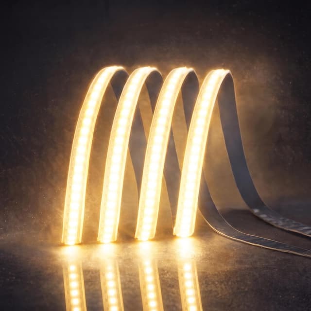 نوار LED روشنایی داخلی Amber LED COB، 12V، 216 چیپ در هر متر، بدون نقطه، 5 METRE نور روز 3200K مدل Cata CT-4541G نوار LED روشنایی داخلی Amber LED COB، 12V، 216 چیپ در هر متر، بدون نقطه، 5 METRE نور روز 3200K مدل Cata CT-4541G