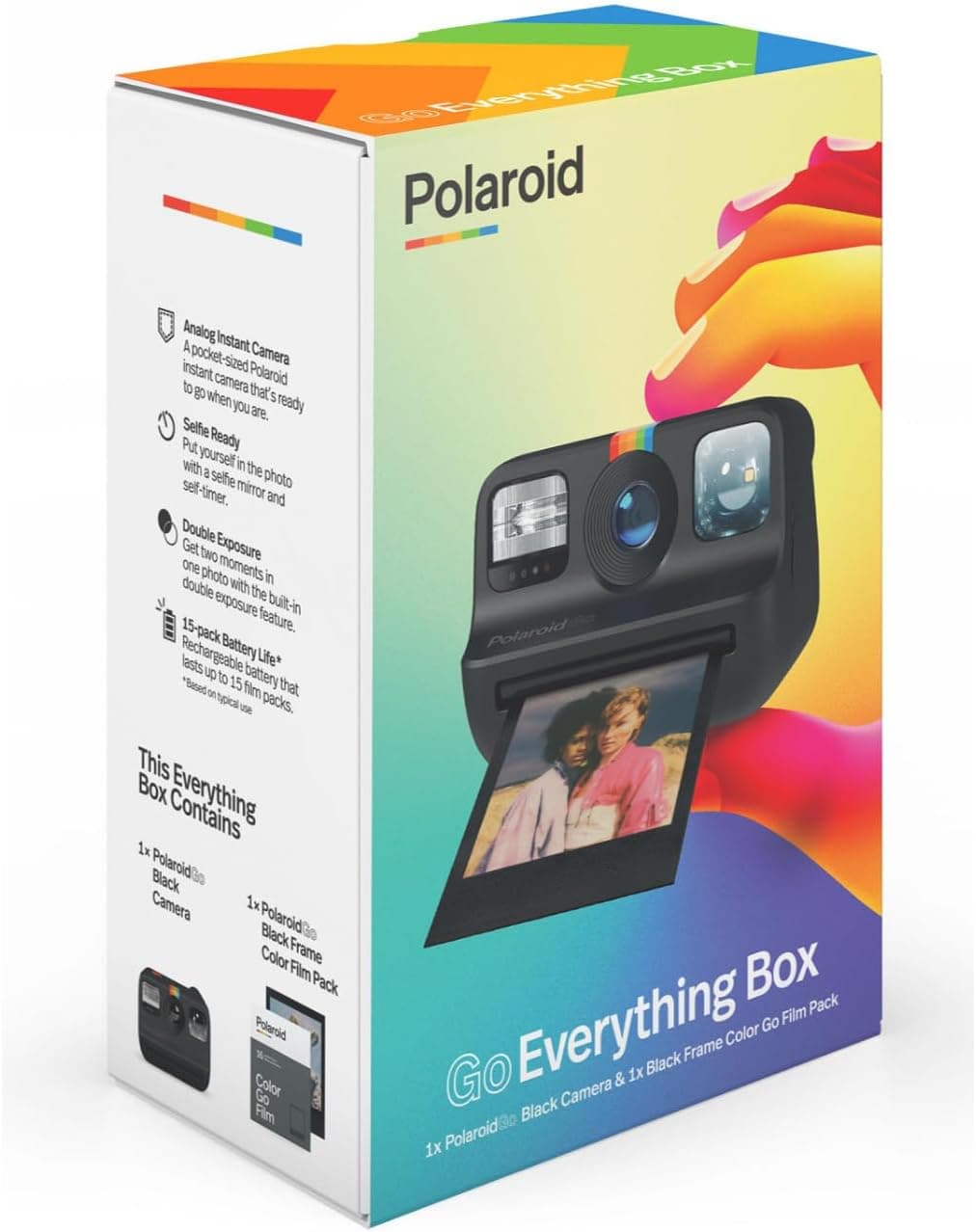جعبه Everything Box دوربین Polaroid Go مشکی مدل 6215 جعبه Everything Box دوربین Polaroid Go مشکی مدل 6215