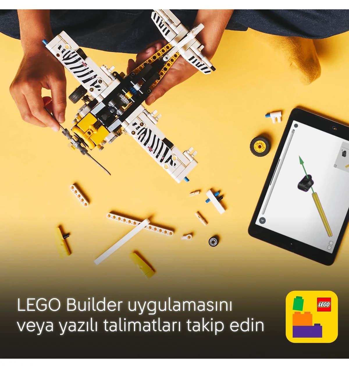 لگو Technic هواپیمای آفرودی مدل 42198 با 333 قطعه لگو Technic هواپیمای آفرودی مدل 42198 با 333 قطعه