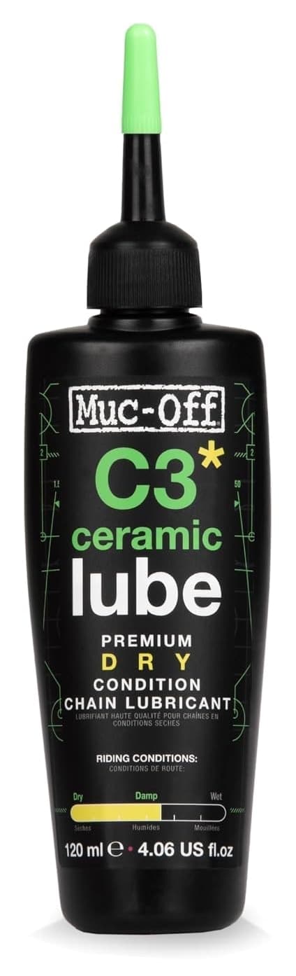 روغن زنجیر دوچرخه Muc-Off سرامیکی خشک با رنگ ردیاب UV مدل 872 C3 حجم 120ml روغن زنجیر دوچرخه Muc-Off سرامیکی خشک با رنگ ردیاب UV مدل 872 C3 حجم 120ml
