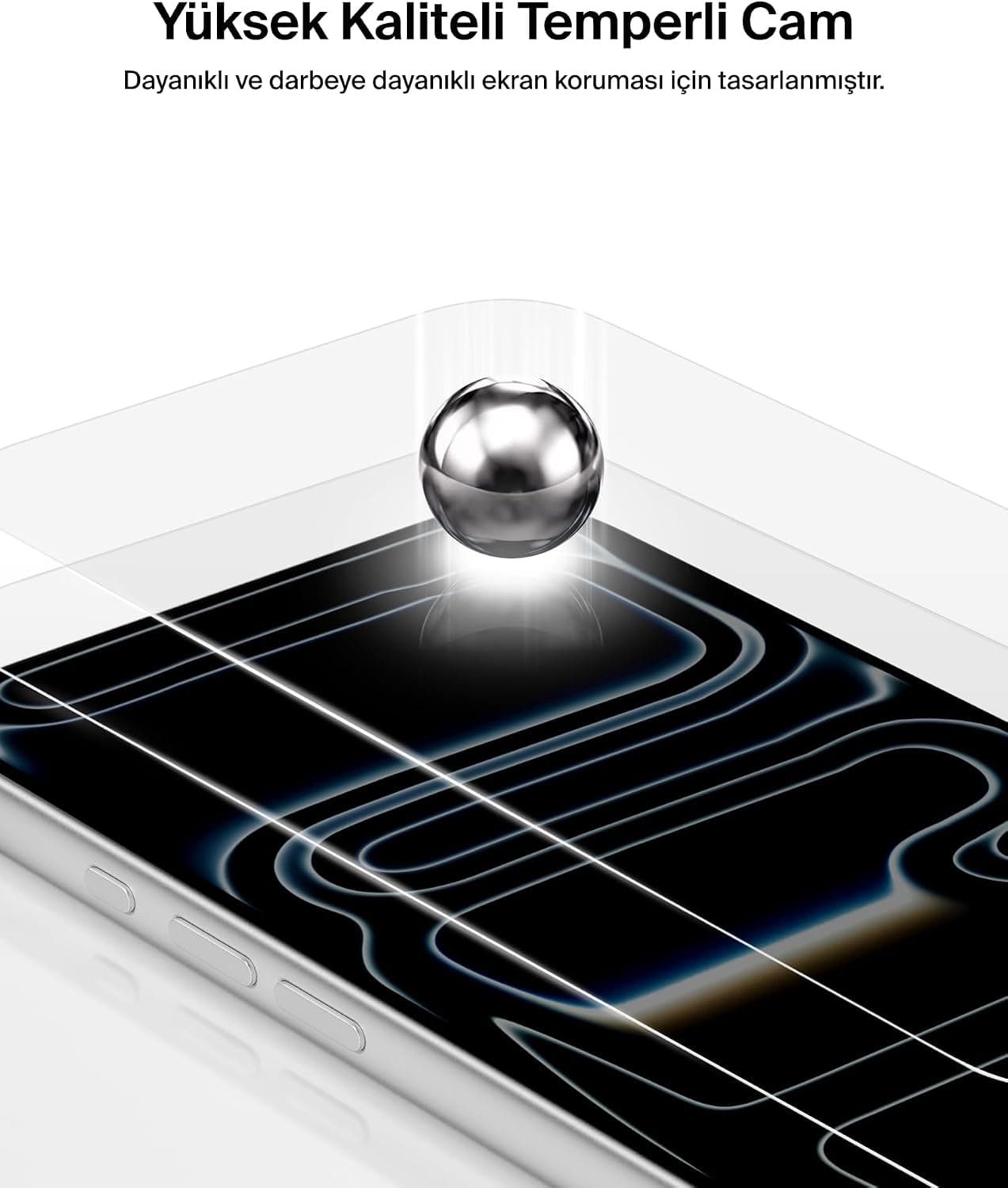 محافظ صفحه نمایش Belkin TemperedGlass برای iPhone 18 Pro/17 Pro بسته 2 تایی محافظ صفحه نمایش Belkin TemperedGlass برای iPhone 18 Pro/17 Pro بسته 2 تایی