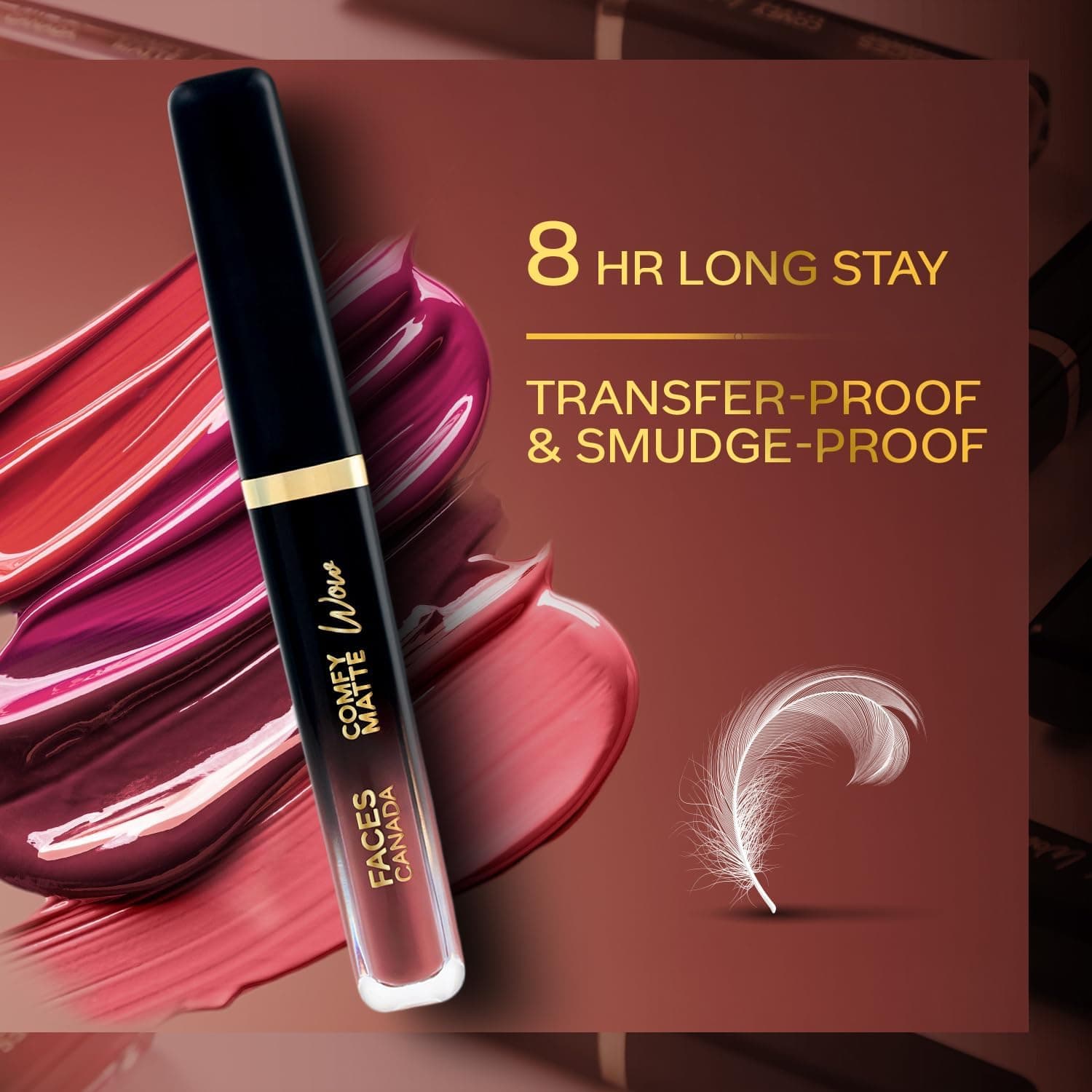 رژ لب مایع مات FACESCANADA Comfy Matte Wow مدل Cocoa Crush 07، 3.8ml رژ لب مایع مات FACESCANADA Comfy Matte Wow مدل Cocoa Crush 07، 3.8ml