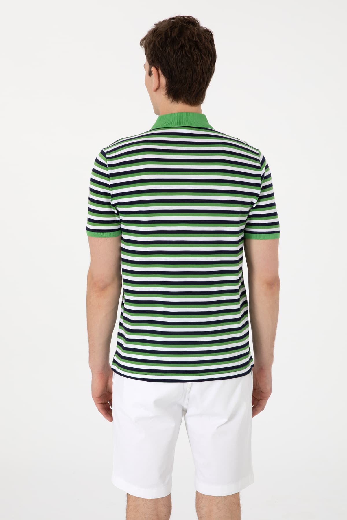تیشرت مردانه U.S. Polo Assn. یقه پولو فیت معمولی سبز مدل 50306794-VR054 تیشرت مردانه U.S. Polo Assn. یقه پولو فیت معمولی سبز مدل 50306794-VR054
