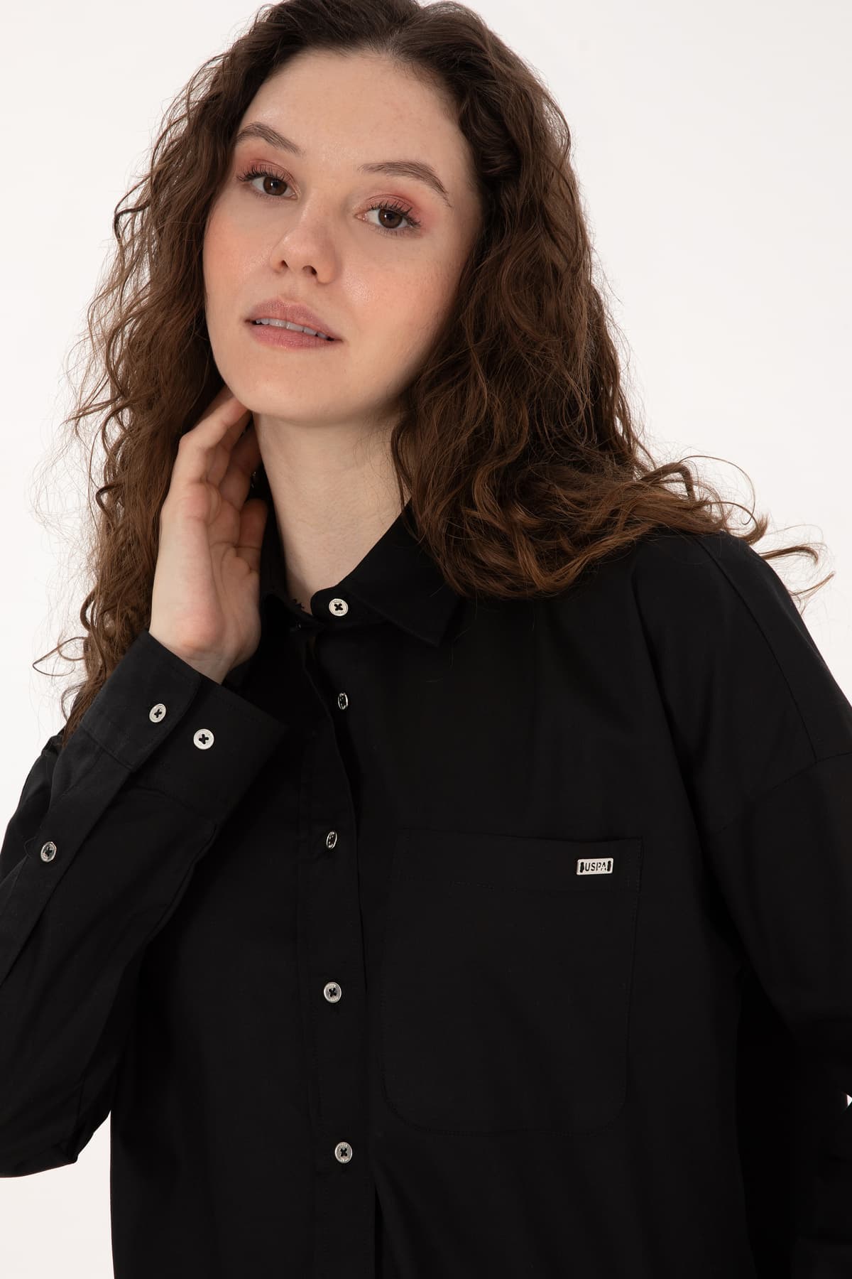 پیراهن زنانه U.S. Polo Assn. مشکی آستین بلند مدل 50316377-VR046 پیراهن زنانه U.S. Polo Assn. مشکی آستین بلند مدل 50316377-VR046