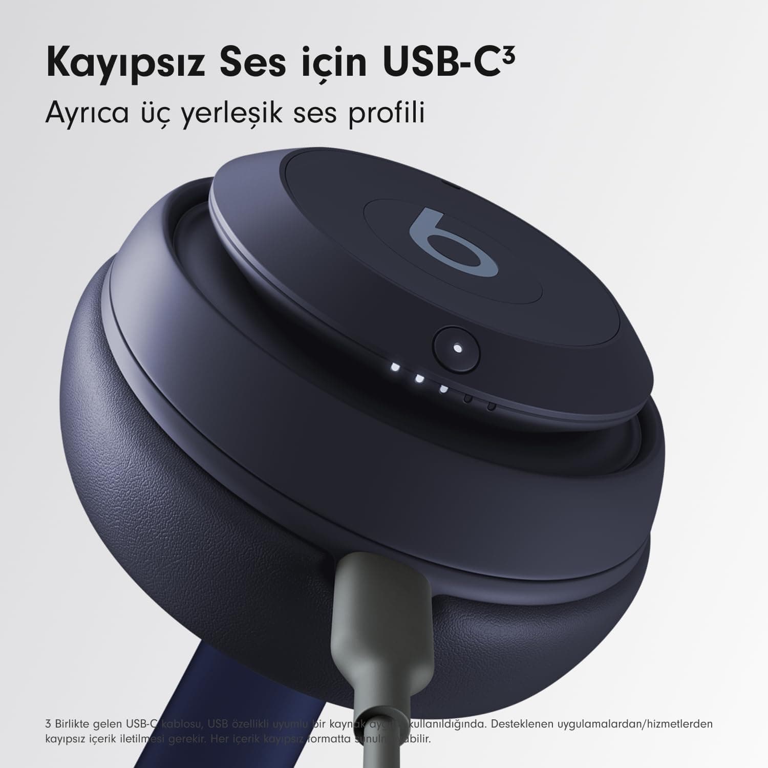هدفون بیسیم Beats Studio Pro با حذف نویز به رنگ سرمهای هدفون بیسیم Beats Studio Pro با حذف نویز به رنگ سرمهای