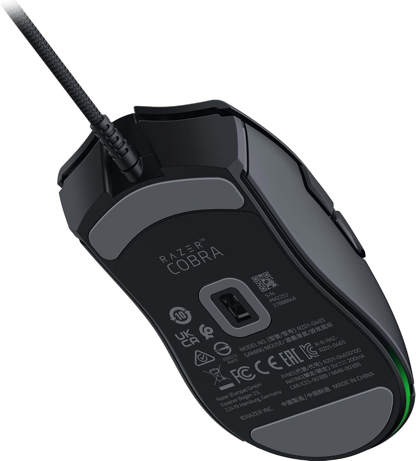 ماوس گیمینگ سیمی Razer مشکی 57g با نورپردازی Chroma RGB ماوس گیمینگ سیمی Razer مشکی 57g با نورپردازی Chroma RGB