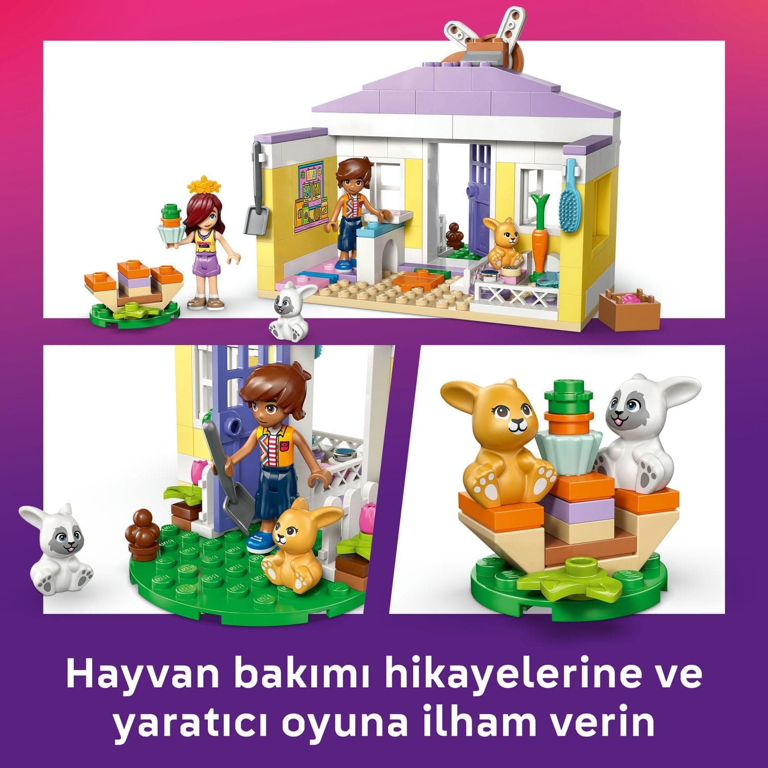لگو Friends شهر Heartlake هتل خرگوش مدل 42679 لگو Friends شهر Heartlake هتل خرگوش مدل 42679