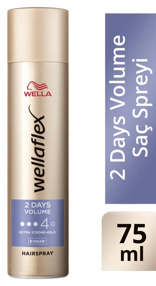 اسپری حجمدهنده مو Wella Wellaflex 2 Days Volume نگهدارنده خیلی قوی 75ml 4/5 Hold اسپری حجمدهنده مو Wella Wellaflex 2 Days Volume نگهدارنده خیلی قوی 75ml 4/5 Hold