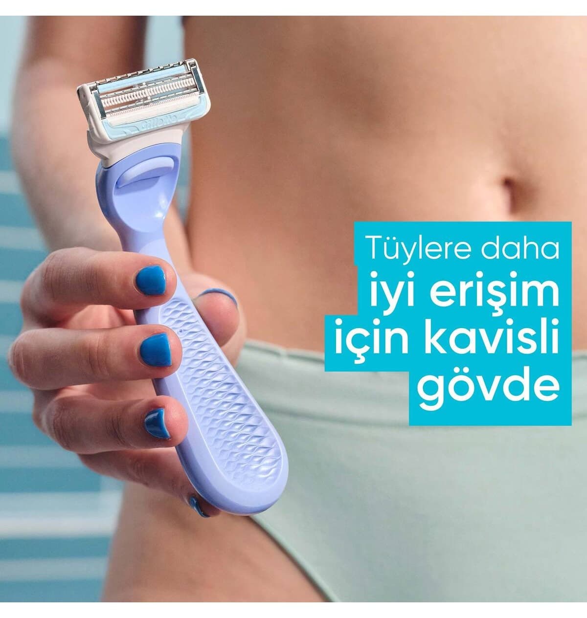 تیغ یدک اصلاح زنانه Gillette Venus مخصوص ناحیه تناسلی بسته 3 عددی تیغ یدک اصلاح زنانه Gillette Venus مخصوص ناحیه تناسلی بسته 3 عددی