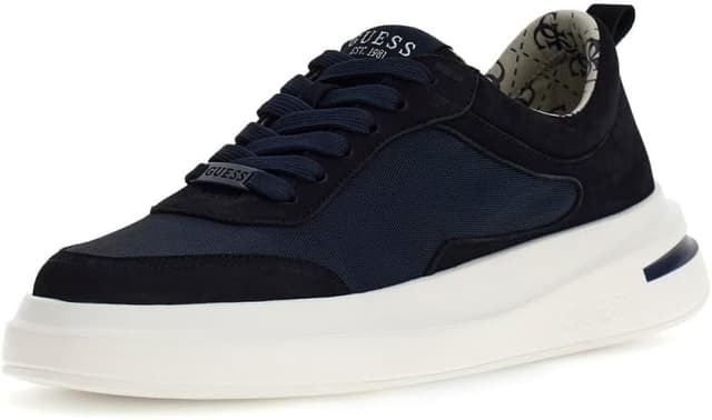 کفش اسنیکر مردانه GUESS Cupsole ساق کوتاه مدل Elbano کفش اسنیکر مردانه GUESS Cupsole ساق کوتاه مدل Elbano